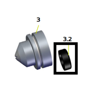 Sames Tip Seal w/ Microfilter 10/pk